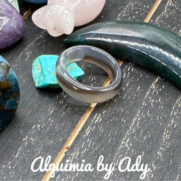 Montana agate ring/happy ring/protection for Aries - Picture 1 of 7